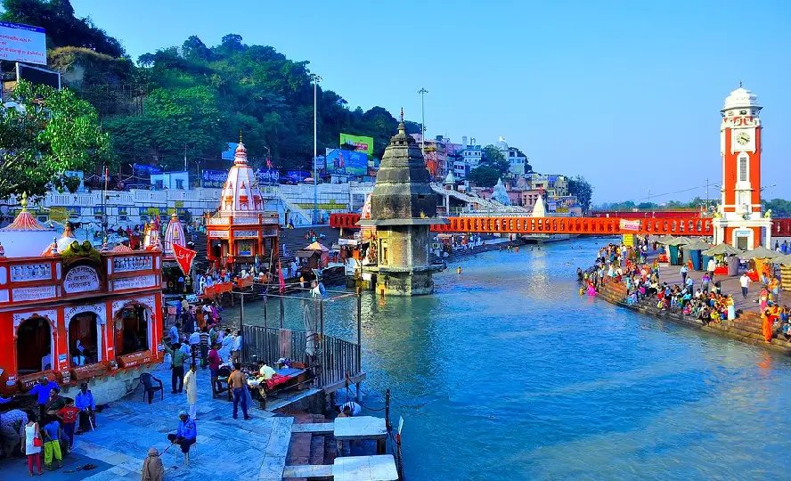 Haridwar pilgrimage ghats