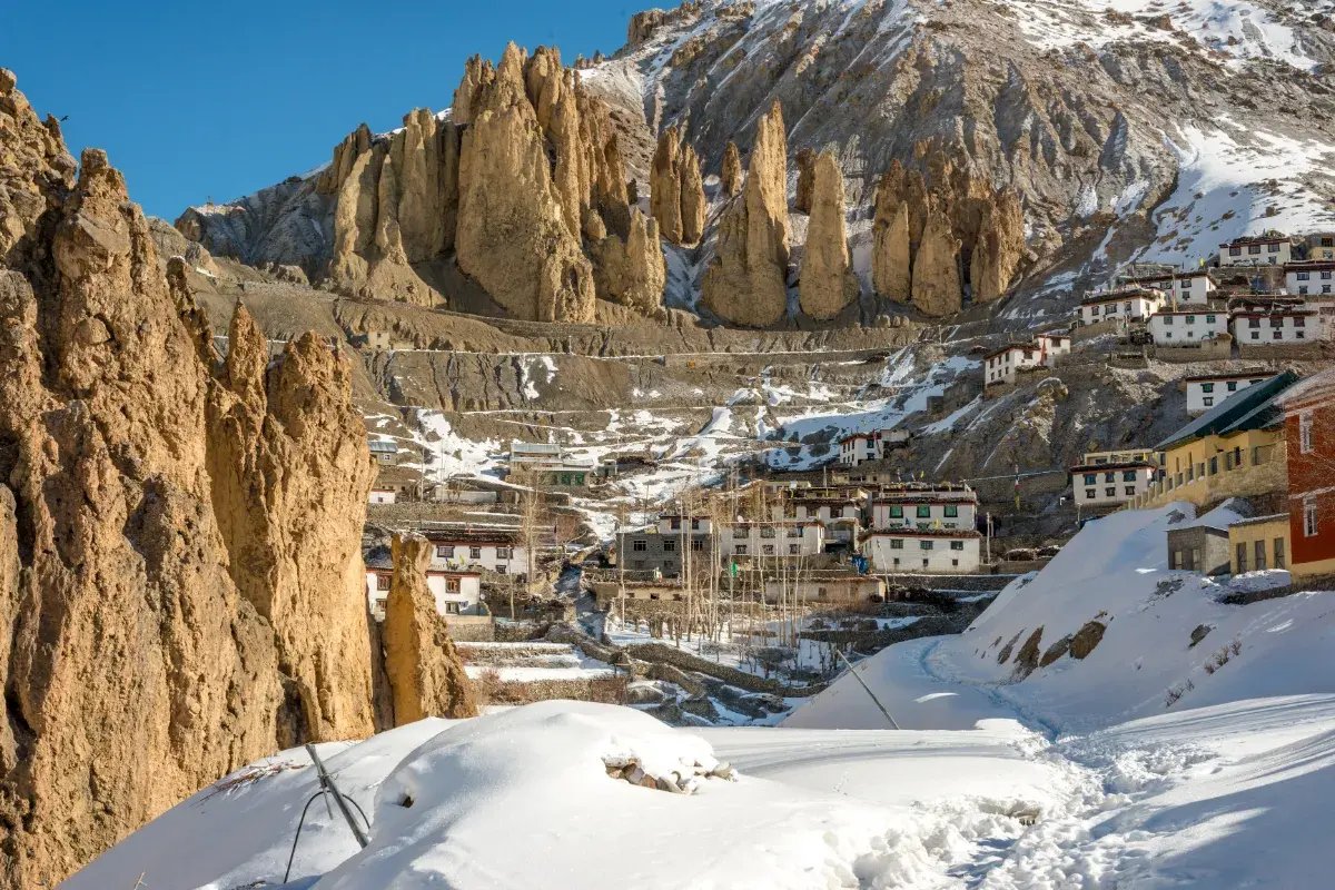 Kaza and Key Monastery