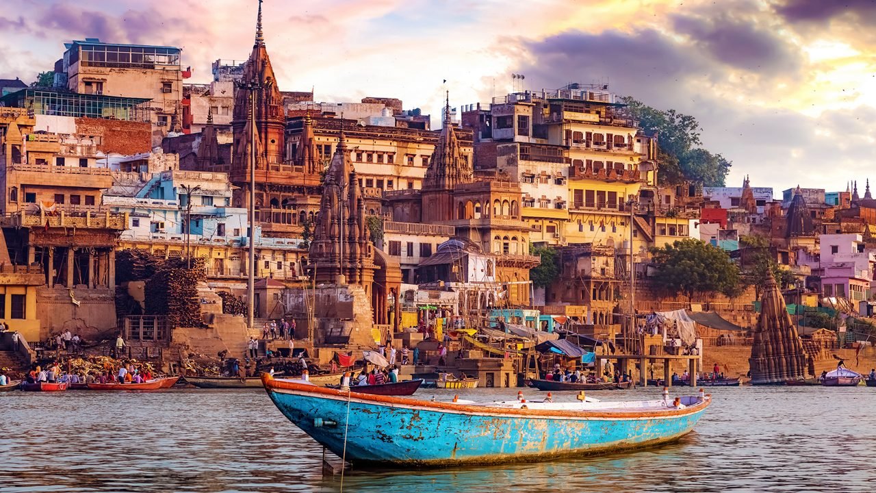 Varanasi ghats and sacred India